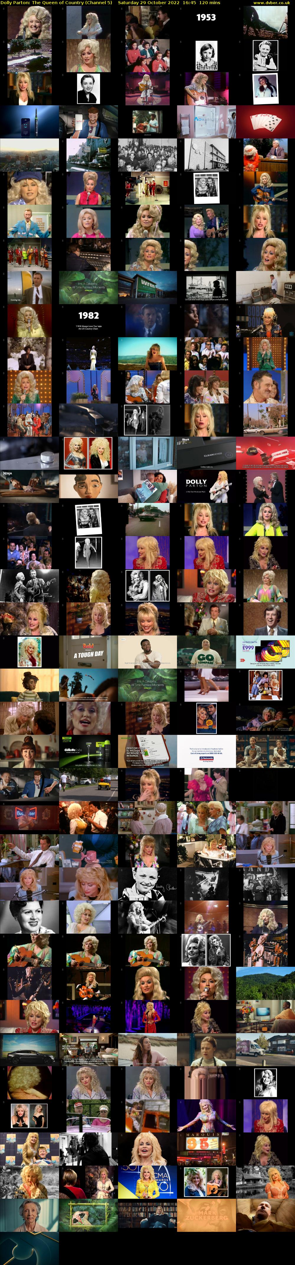 Dolly Parton: The Queen of Country (Channel 5) Saturday 29 October 2022 16:45 - 18:45