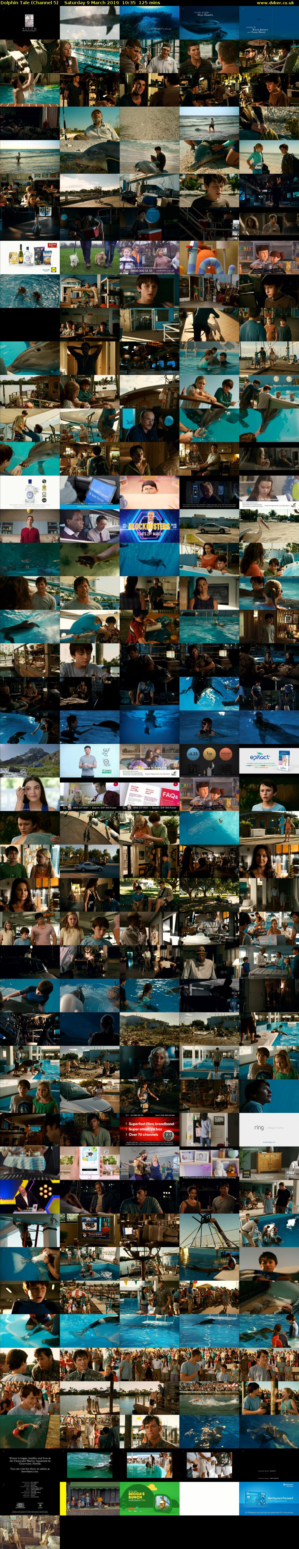 Dolphin Tale (Channel 5) Saturday 9 March 2019 10:35 - 12:40