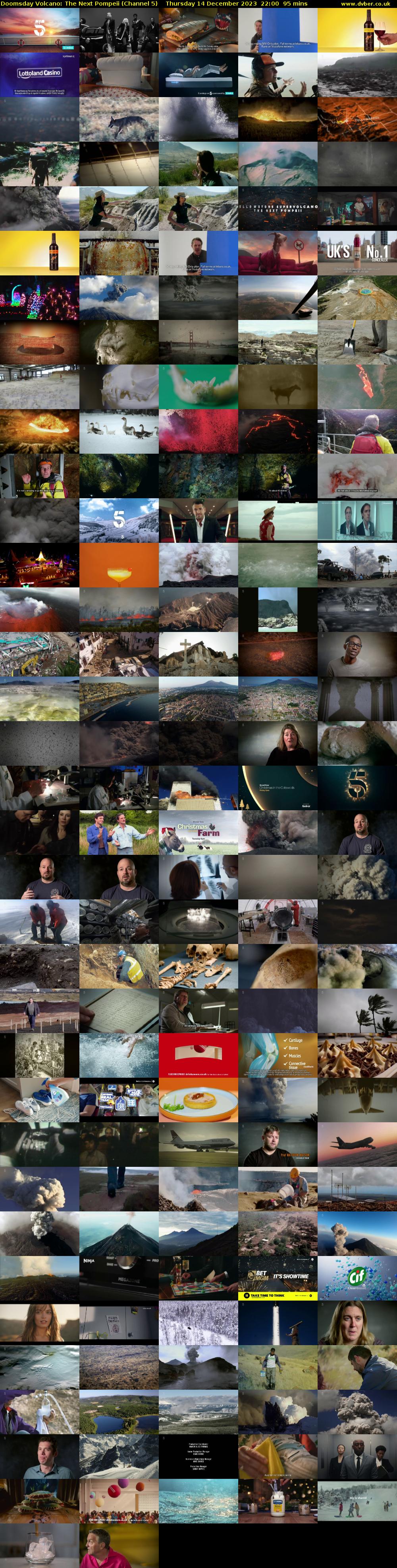 Doomsday Volcano: The Next Pompeii (Channel 5) Thursday 14 December 2023 22:00 - 23:35