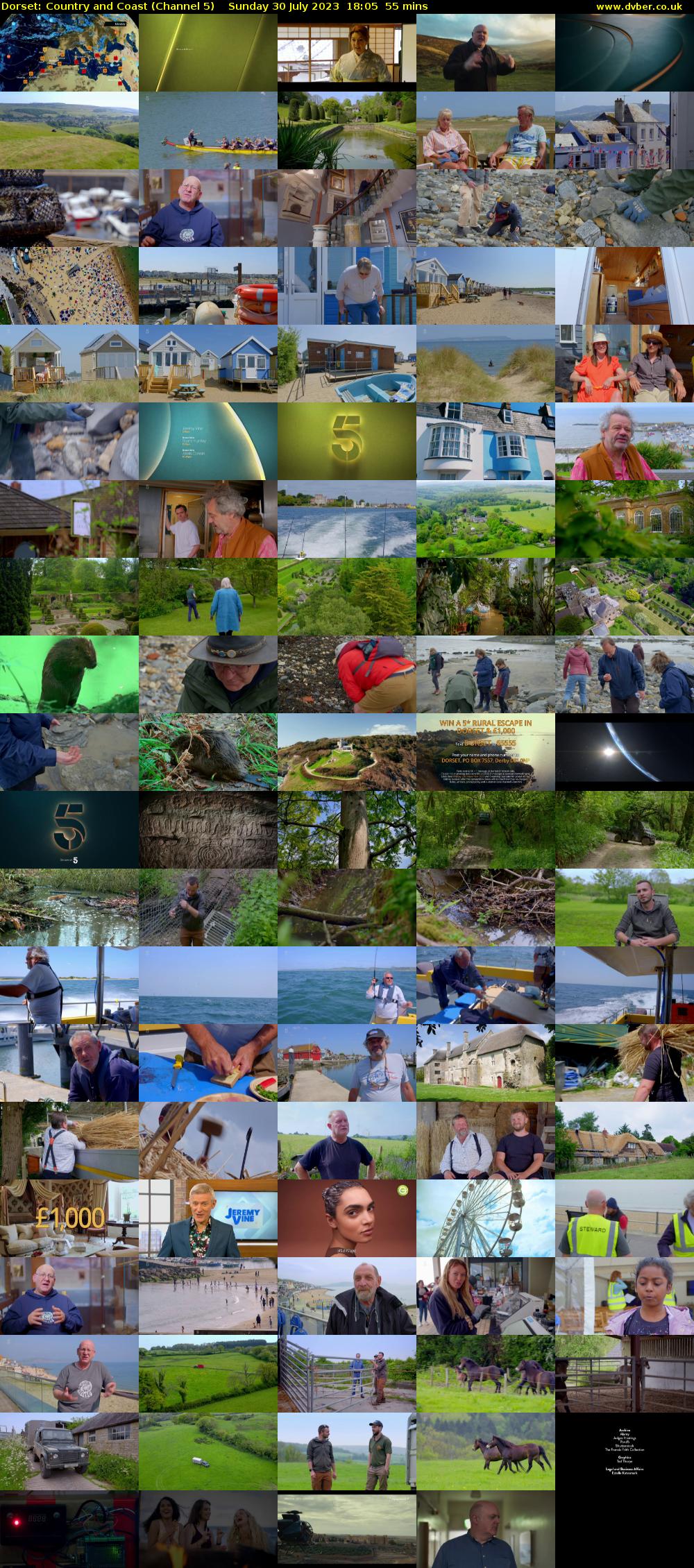 Dorset: Country and Coast (Channel 5) Sunday 30 July 2023 18:05 - 19:00