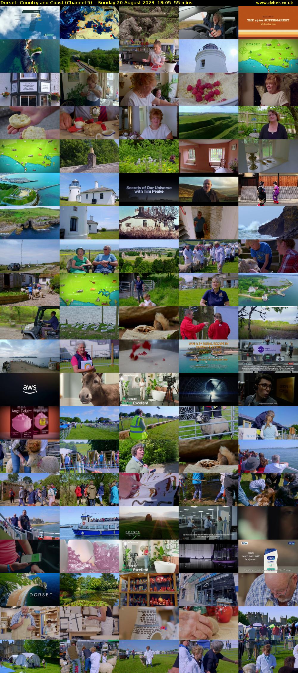 Dorset: Country and Coast (Channel 5) Sunday 20 August 2023 18:05 - 19:00