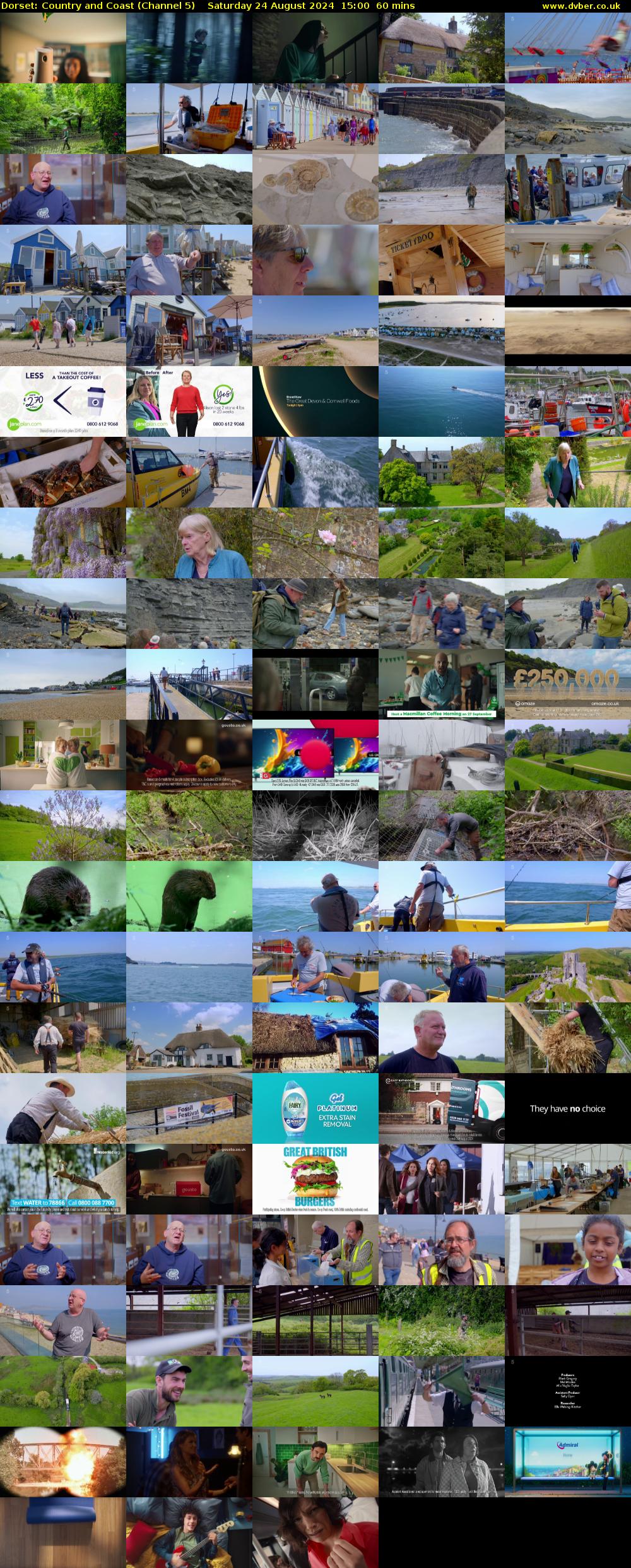 Dorset: Country and Coast (Channel 5) Saturday 24 August 2024 15:00 - 16:00