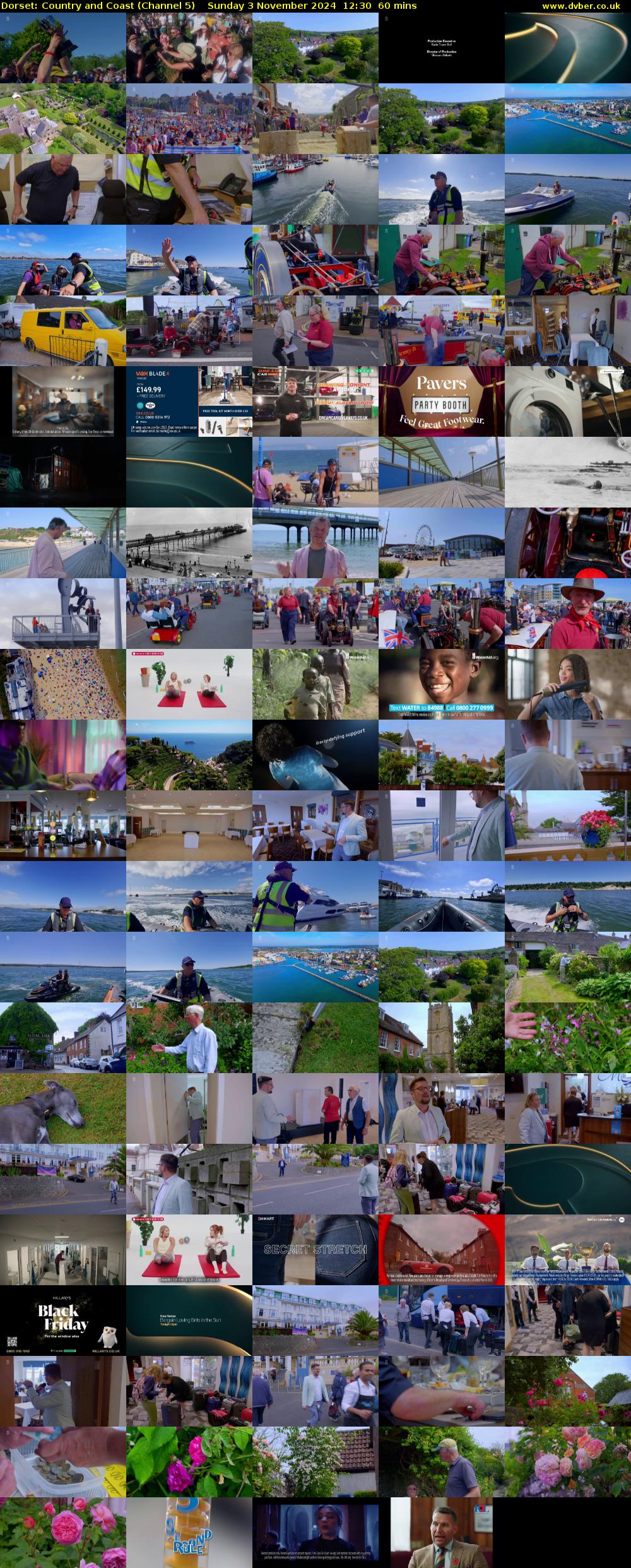 Dorset: Country and Coast (Channel 5) Sunday 3 November 2024 12:30 - 13:30