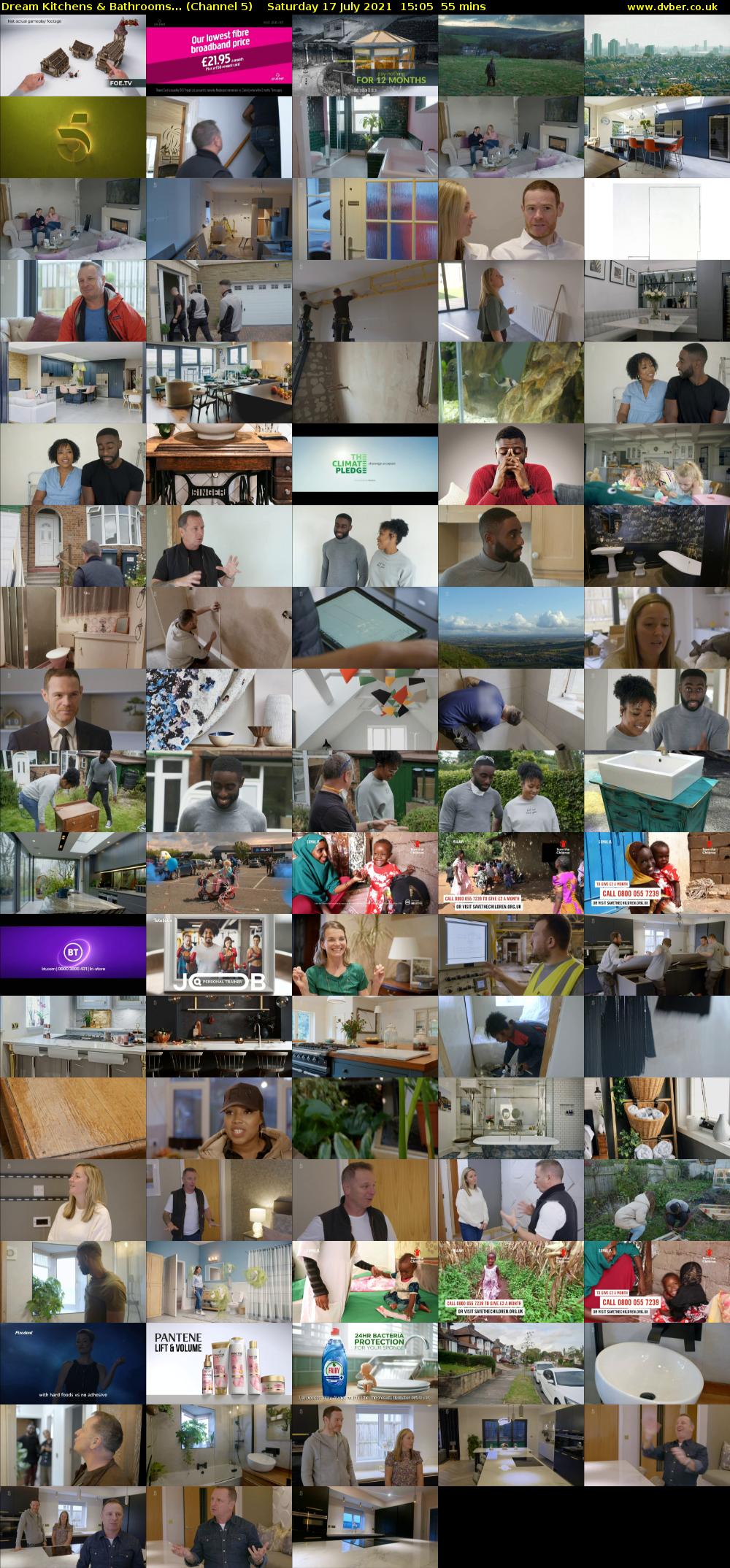 Dream Kitchens & Bathrooms... (Channel 5) Saturday 17 July 2021 15:05 - 16:00