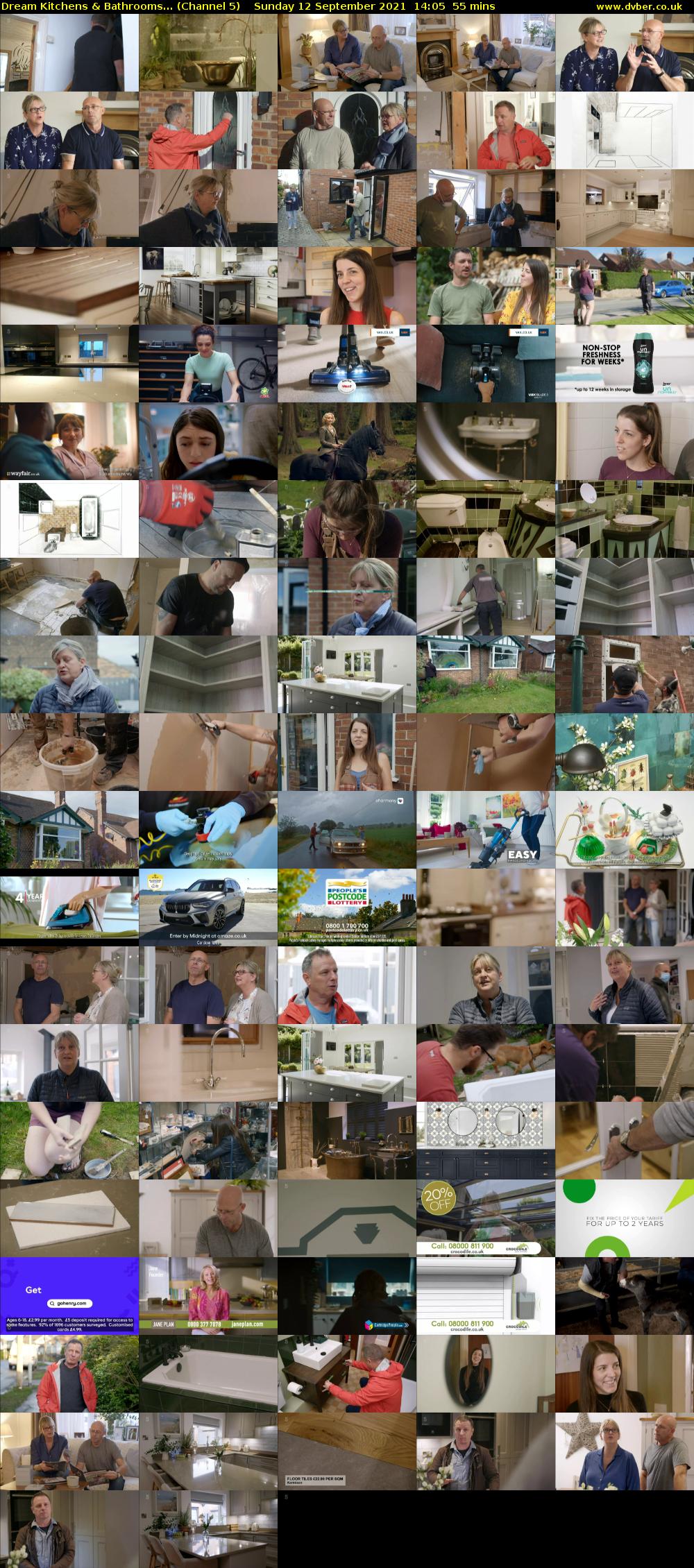 Dream Kitchens & Bathrooms... (Channel 5) Sunday 12 September 2021 14:05 - 15:00