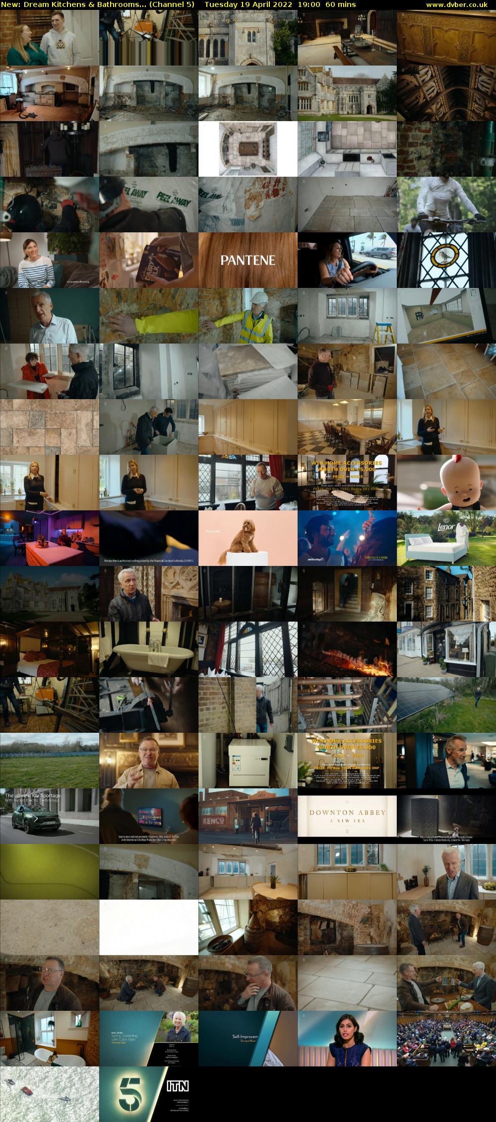 Dream Kitchens & Bathrooms... (Channel 5) Tuesday 19 April 2022 19:00 - 20:00