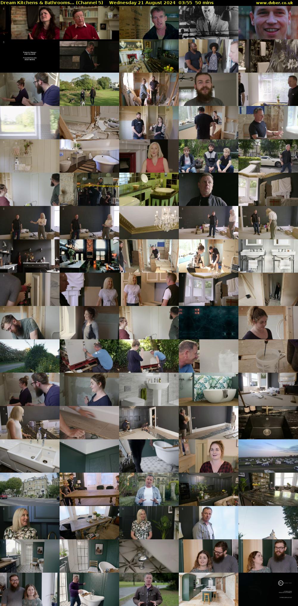 Dream Kitchens & Bathrooms... (Channel 5) Wednesday 21 August 2024 03:55 - 04:45