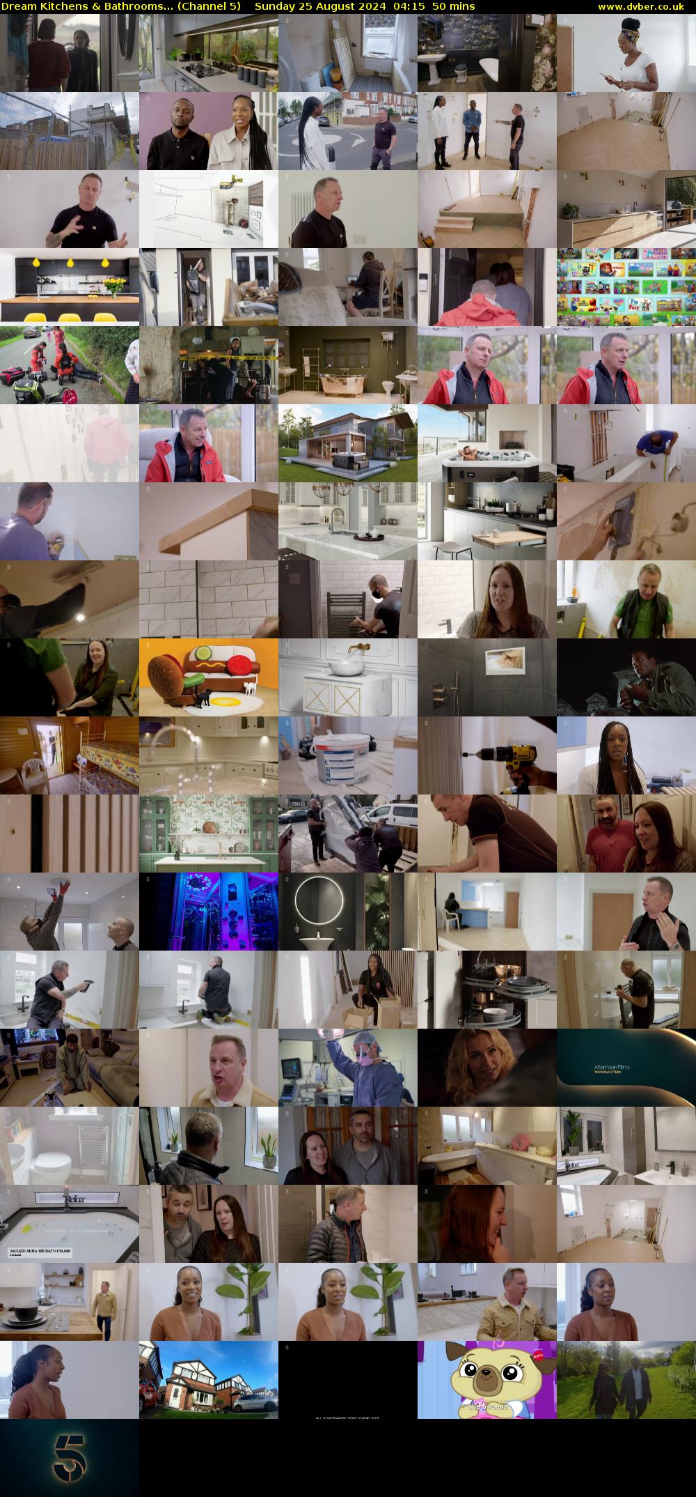 Dream Kitchens & Bathrooms... (Channel 5) Sunday 25 August 2024 04:15 - 05:05