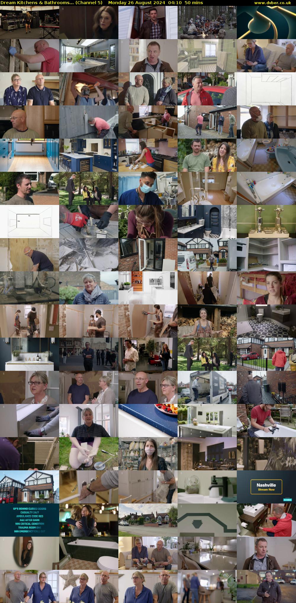 Dream Kitchens & Bathrooms... (Channel 5) Monday 26 August 2024 04:10 - 05:00