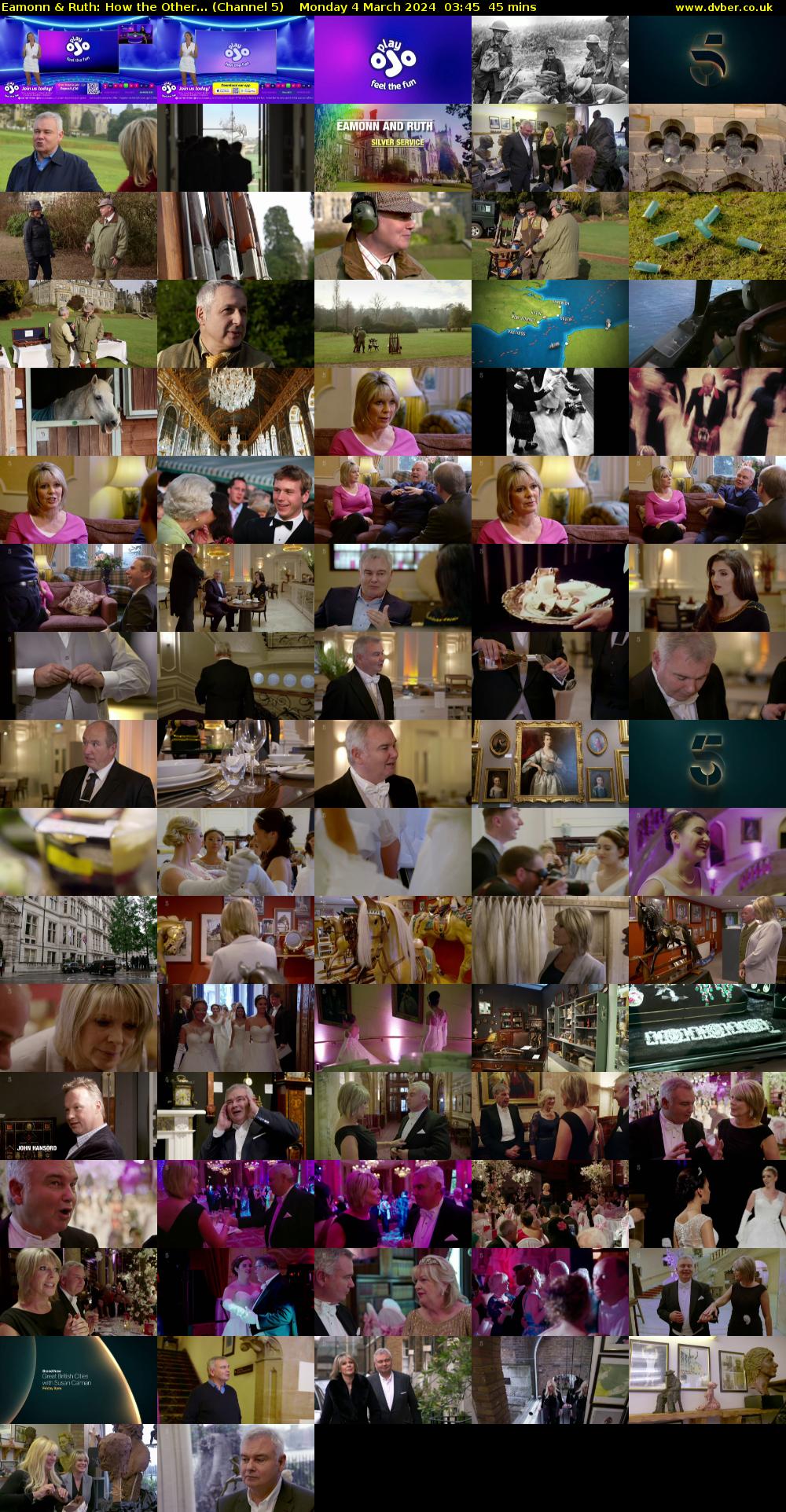 Eamonn & Ruth: How The Other... (Channel 5) Monday 4 March 2024 03:45 - 04:30