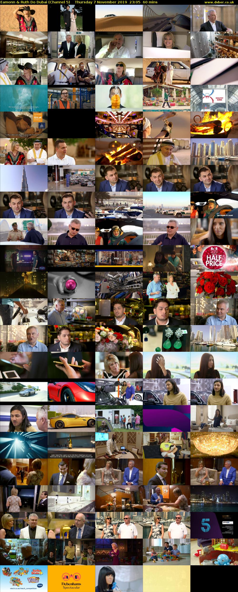 Eamonn & Ruth Do Dubai (Channel 5) Thursday 7 November 2019 23:05 - 00:05