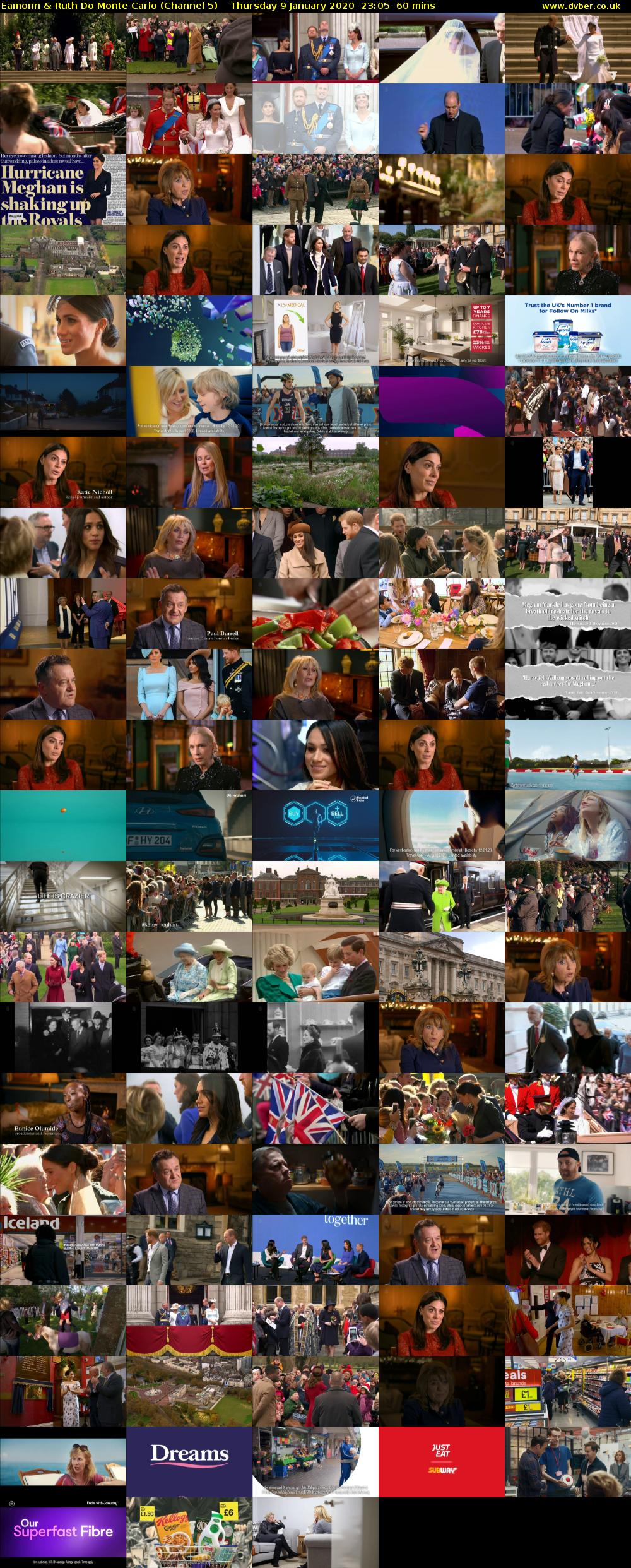 Eamonn & Ruth Do Monte Carlo (Channel 5) Thursday 9 January 2020 23:05 - 00:05