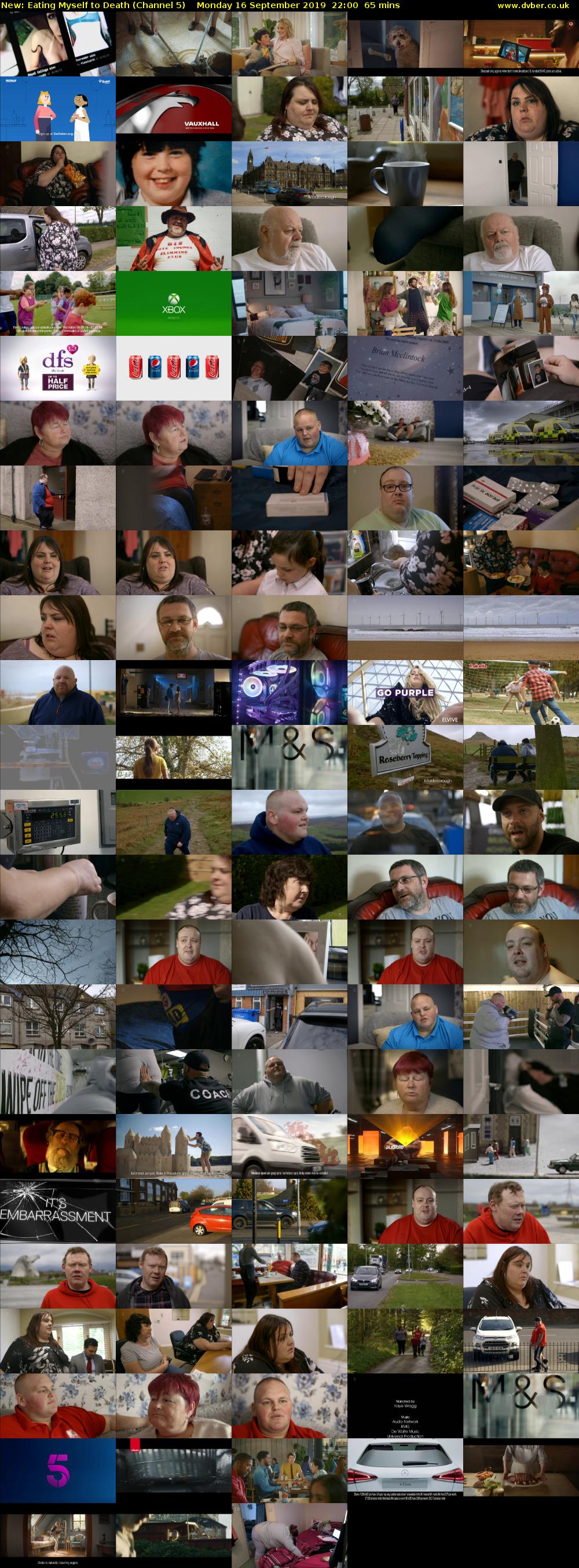 Eating Myself to Death (Channel 5) Monday 16 September 2019 22:00 - 23:05