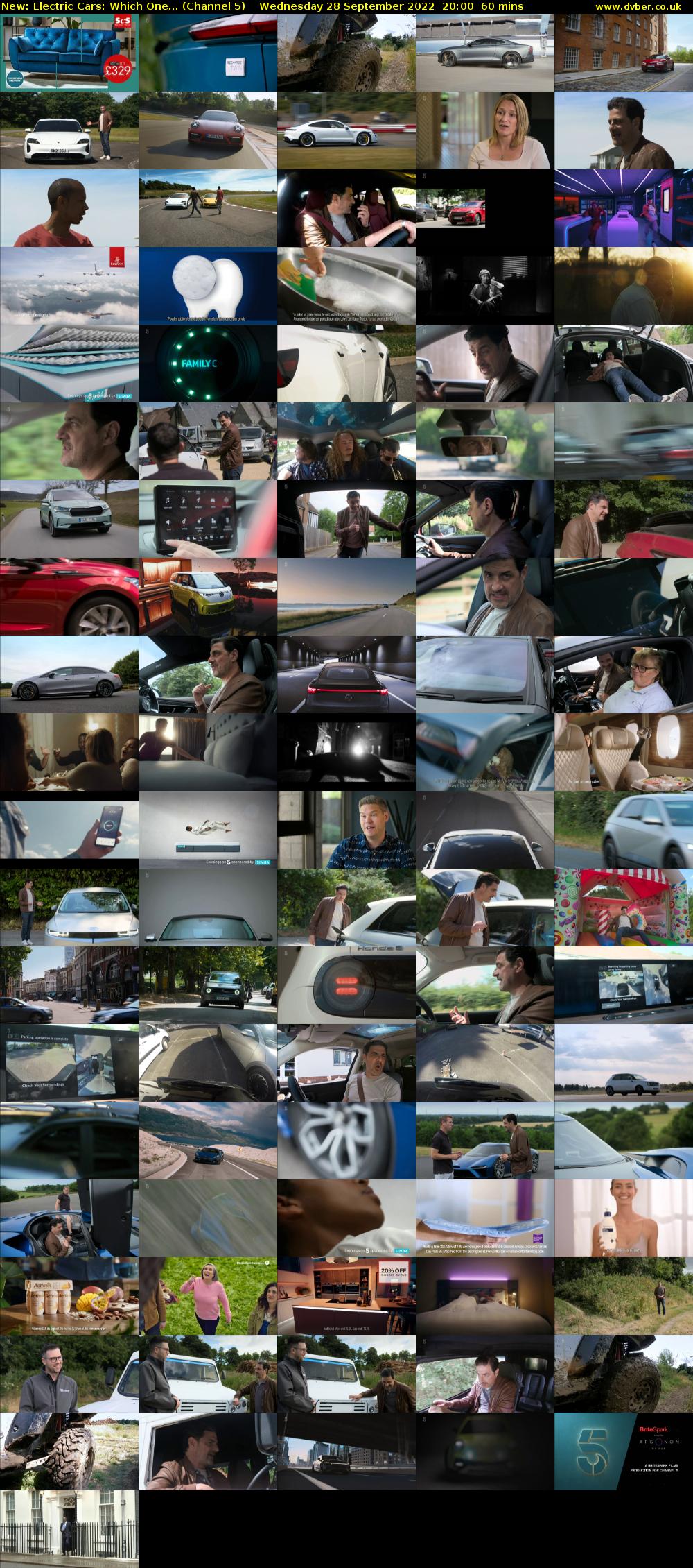 Electric Cars: Which One... (Channel 5) Wednesday 28 September 2022 20:00 - 21:00