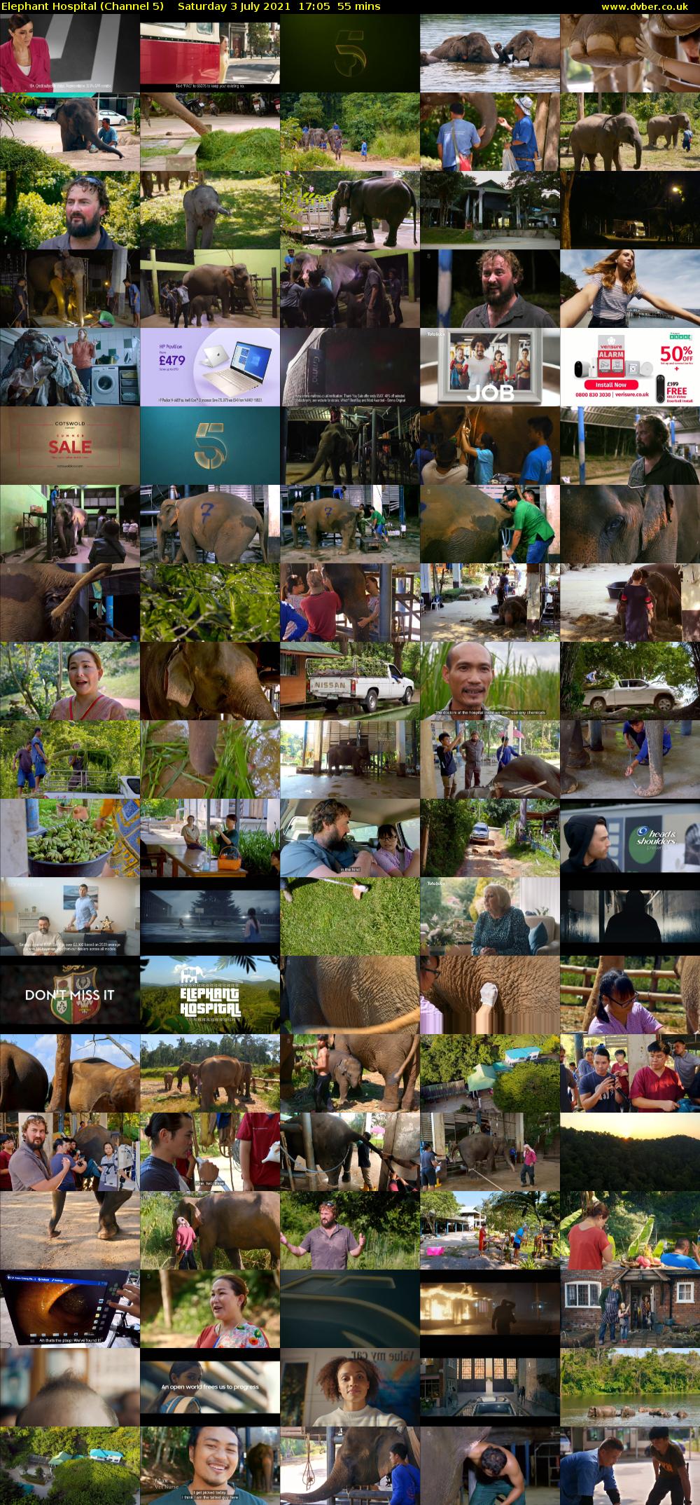 Elephant Hospital (Channel 5) Saturday 3 July 2021 17:05 - 18:00
