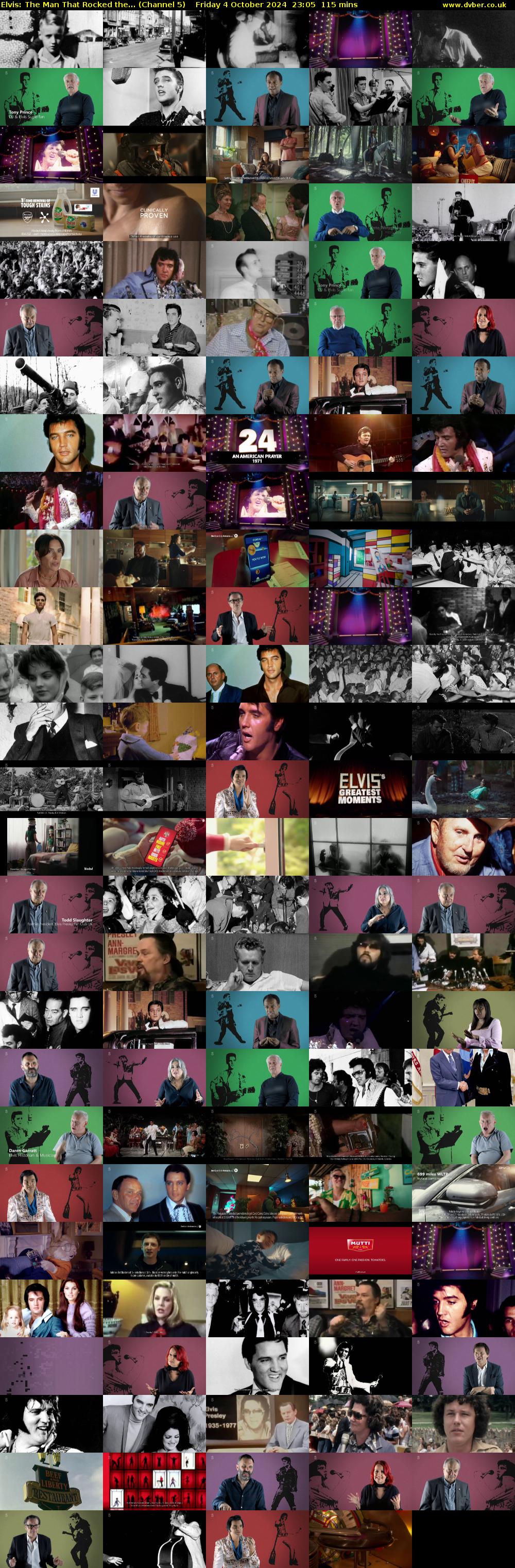 Elvis: The Man That Rocked the... (Channel 5) Friday 4 October 2024 23:05 - 01:00