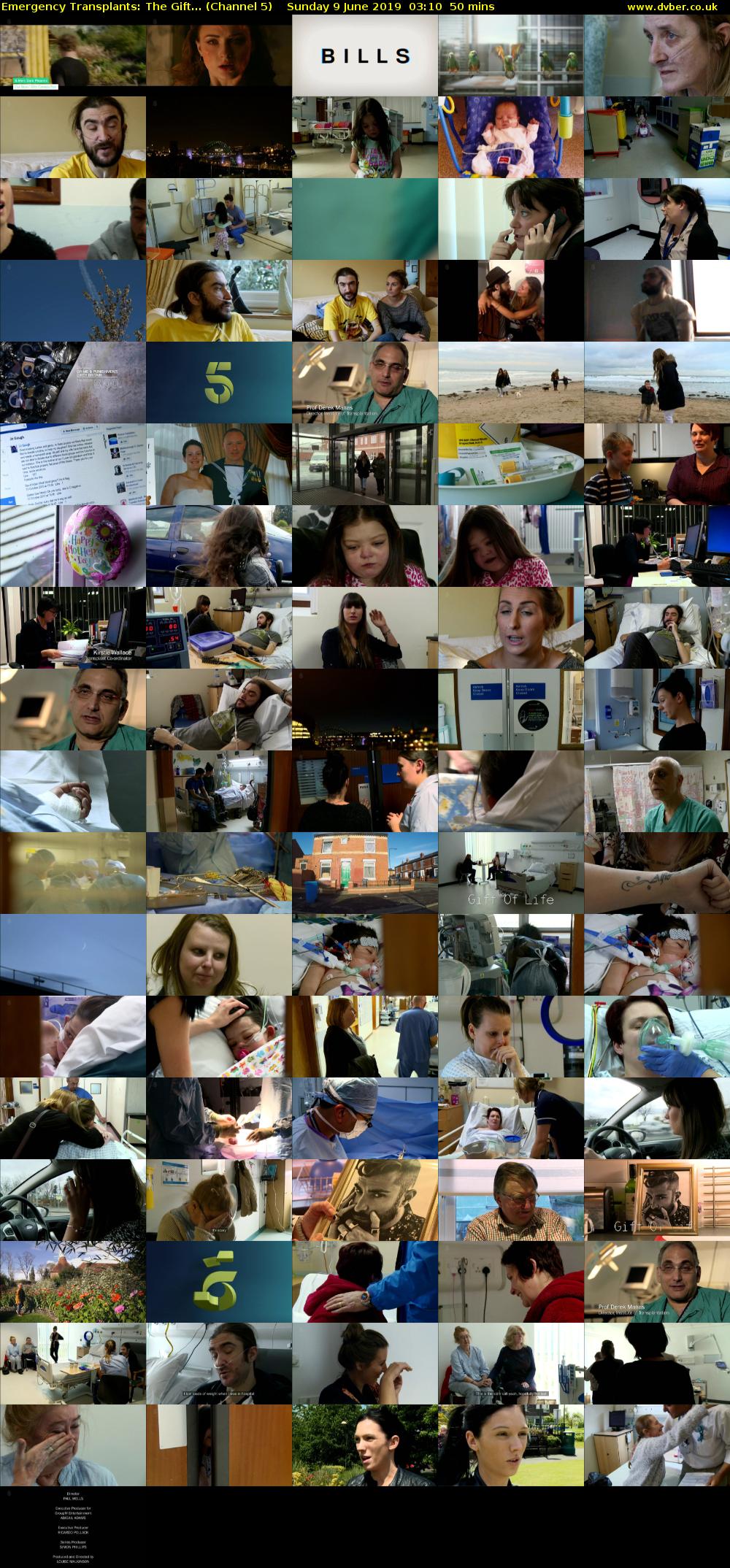 Emergency Transplants: The Gift... (Channel 5) Sunday 9 June 2019 03:10 - 04:00