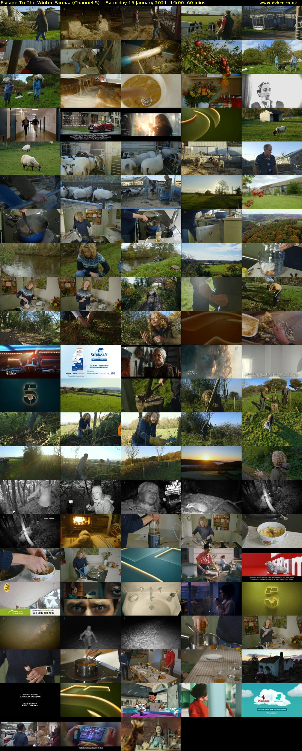 Escape To The Winter Farm... (Channel 5) Saturday 16 January 2021 14:00 - 15:00