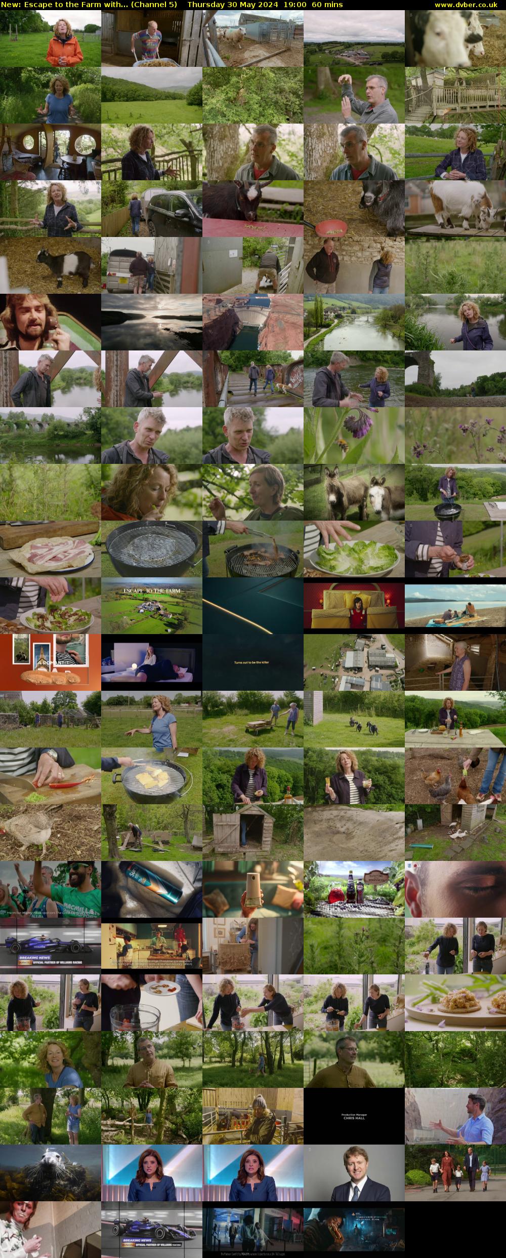 Escape to the Farm with... (Channel 5) Thursday 30 May 2024 19:00 - 20:00