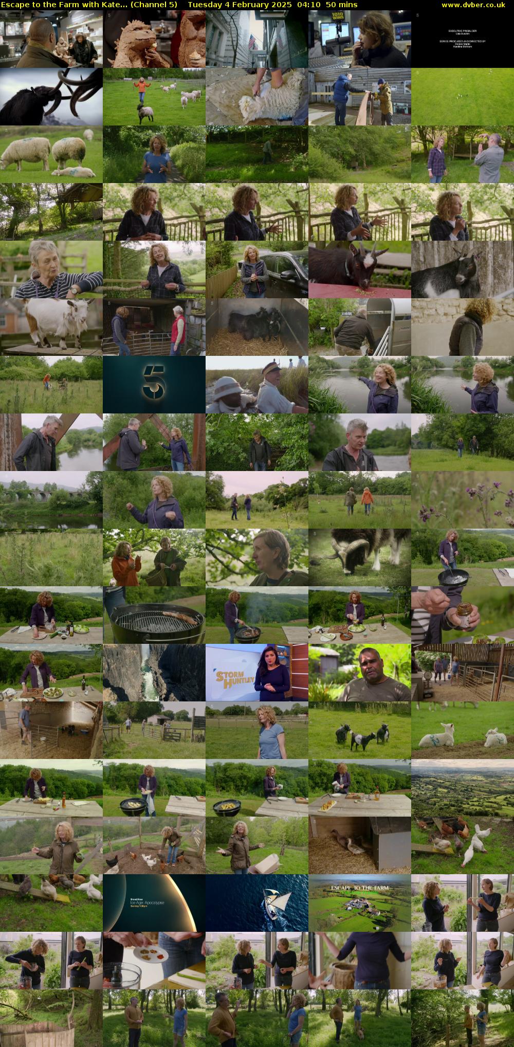 Escape to the Farm with Kate... (Channel 5) Tuesday 4 February 2025 04:10 - 05:00