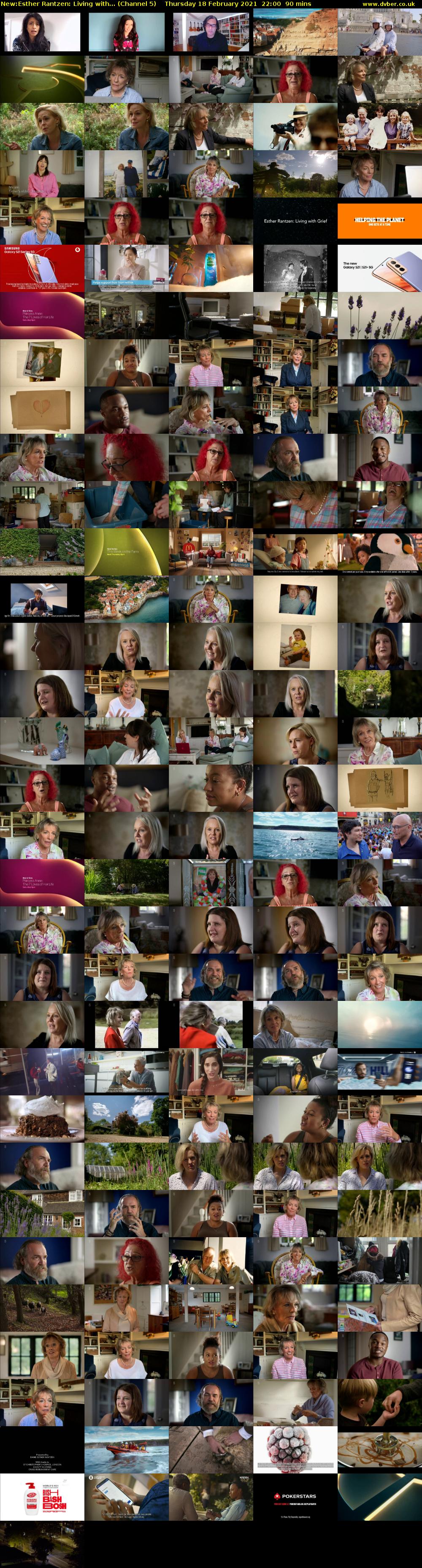 Esther Rantzen: Living with... (Channel 5) Thursday 18 February 2021 22:00 - 23:30