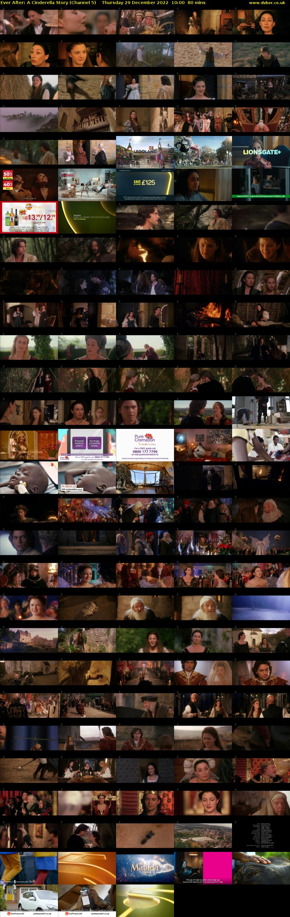 Ever After: A Cinderella Story (Channel 5) Thursday 29 December 2022 10:00 - 11:20