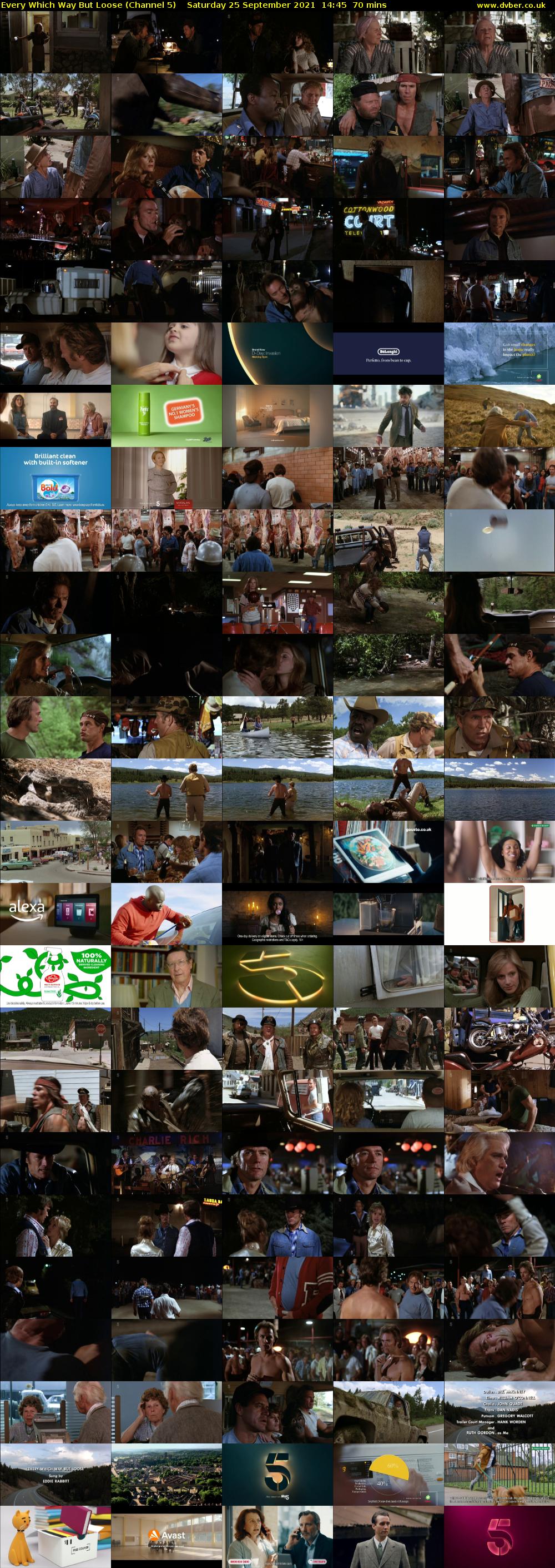 Every Which Way But Loose (Channel 5) Saturday 25 September 2021 14:45 - 15:55