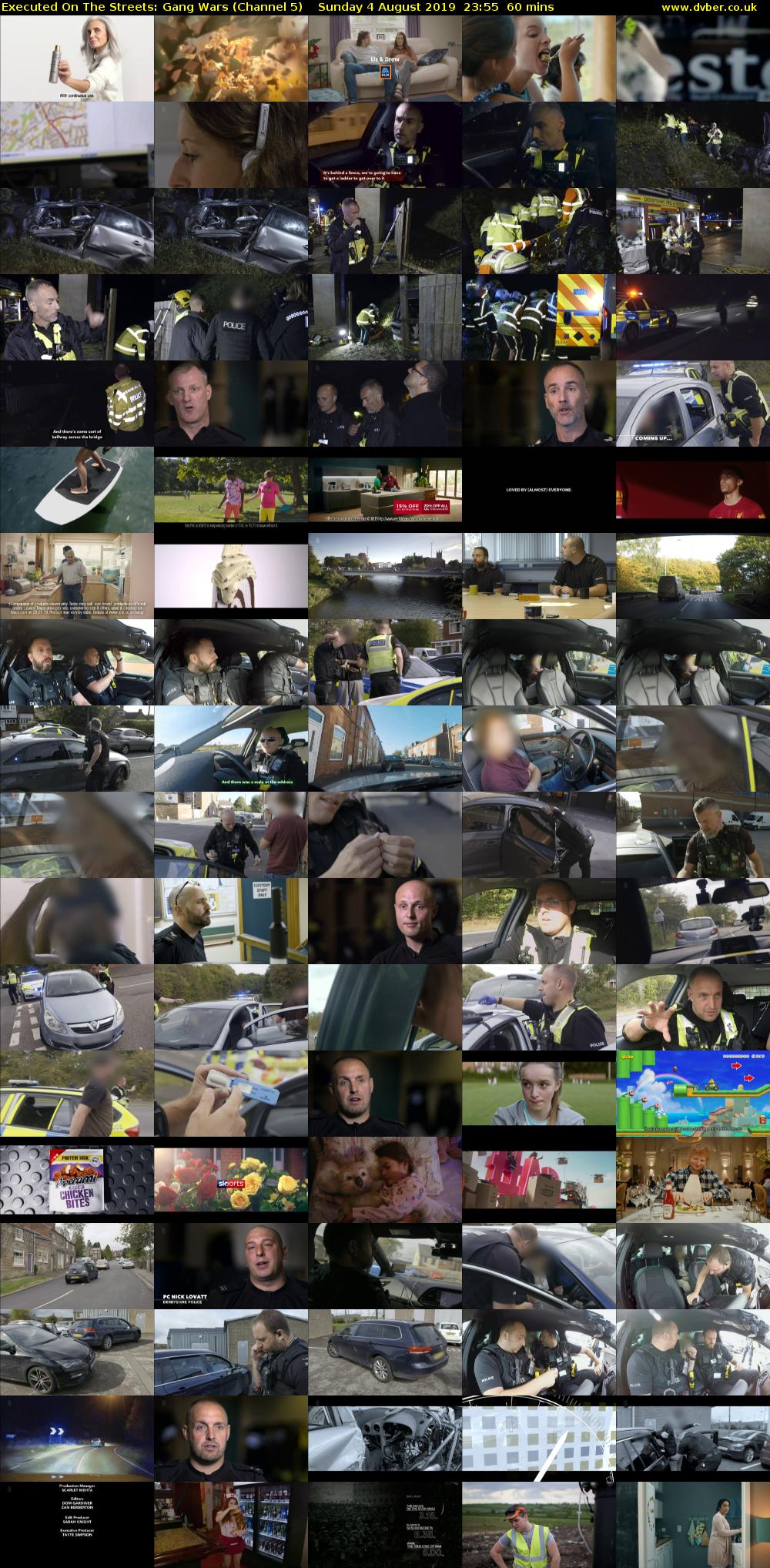 Executed On The Streets: Gang Wars (Channel 5) Sunday 4 August 2019 23:55 - 00:55