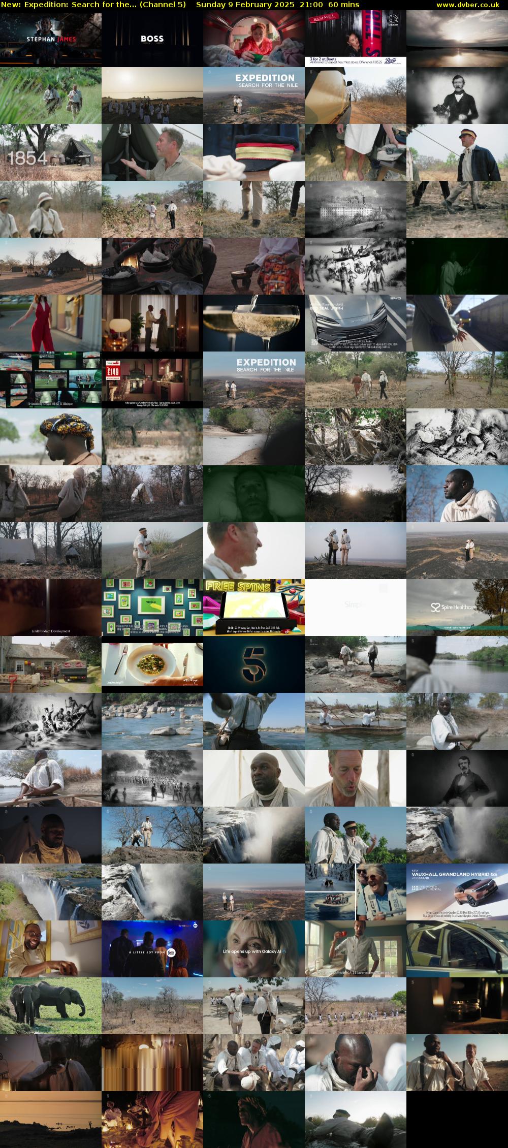 Expedition: Search for the... (Channel 5) Sunday 9 February 2025 21:00 - 22:00
