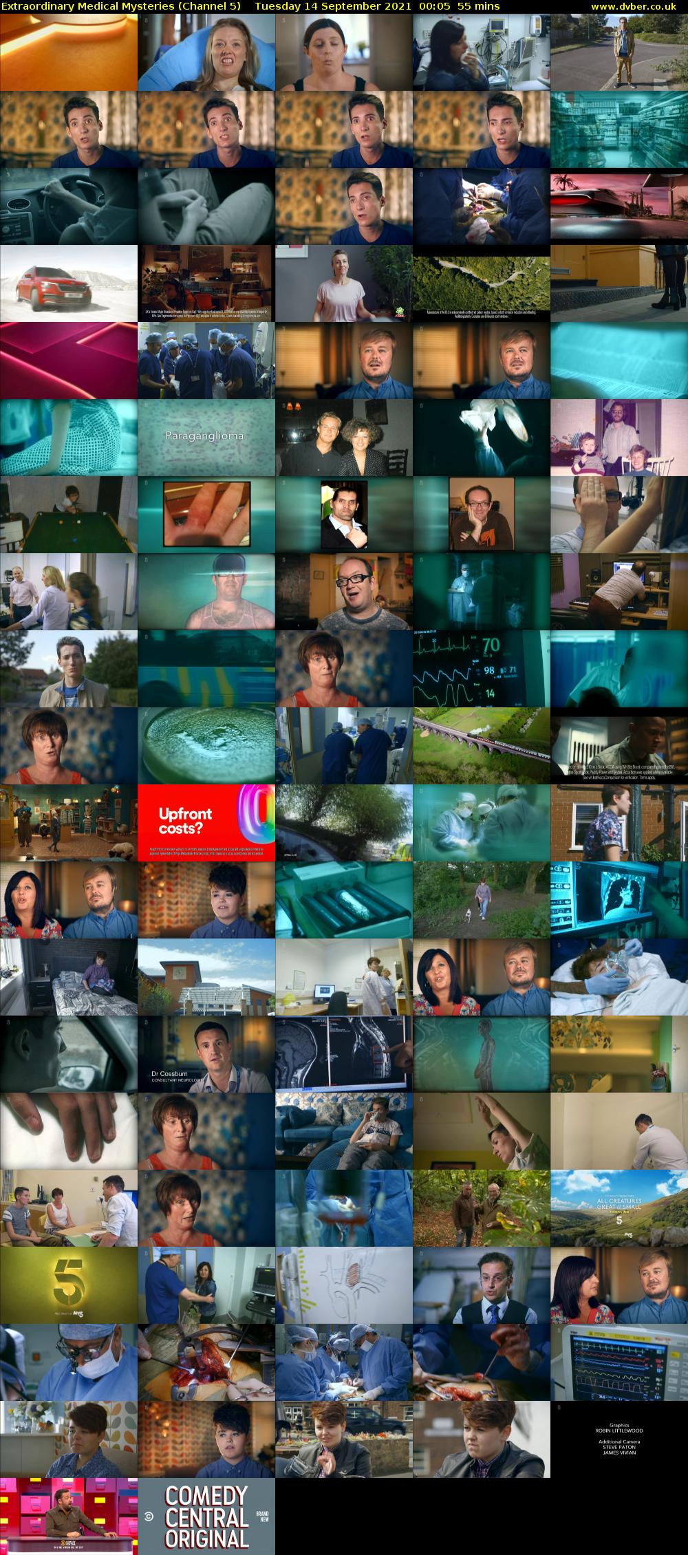 Extraordinary Medical Mysteries (Channel 5) Tuesday 14 September 2021 00:05 - 01:00