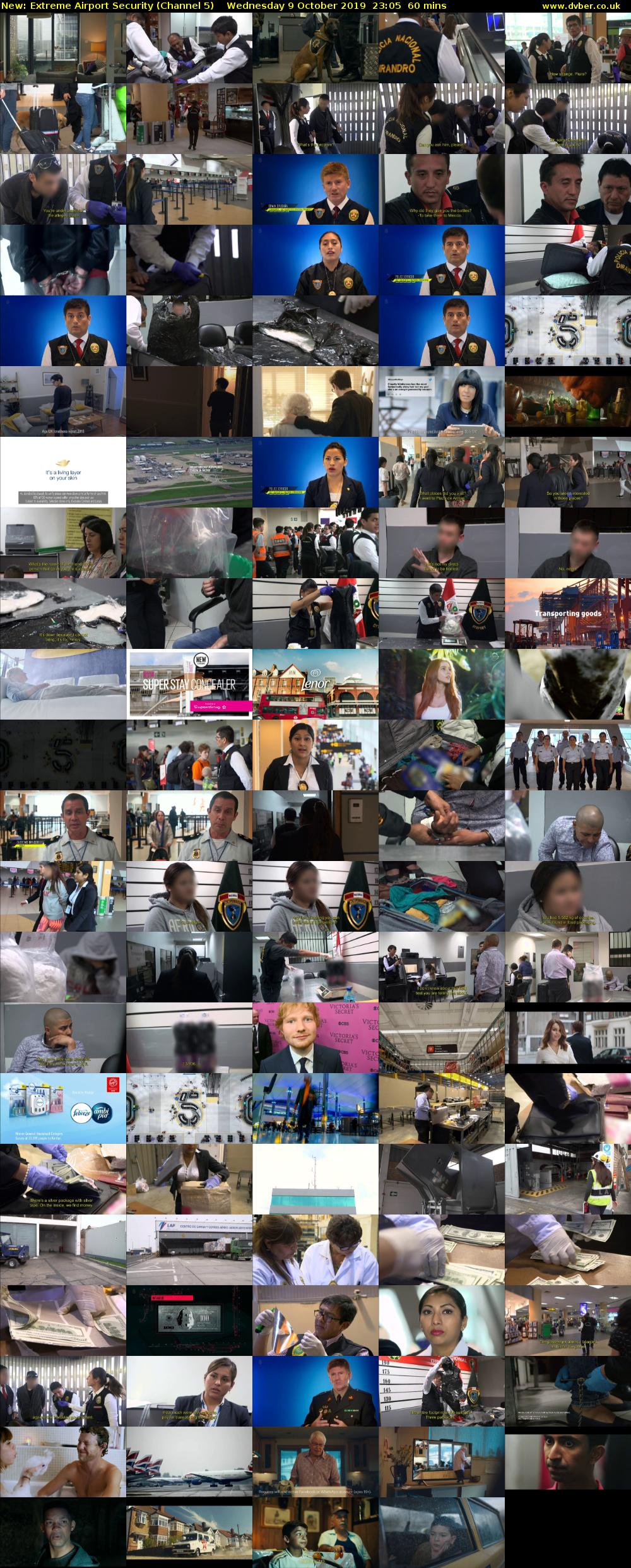 Extreme Airport Security (Channel 5) Wednesday 9 October 2019 23:05 - 00:05