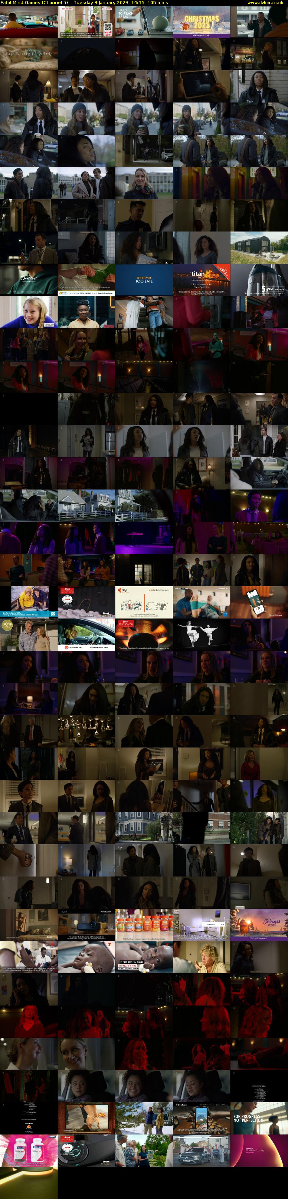 Fatal Mind Games (Channel 5) Tuesday 3 January 2023 14:15 - 16:00