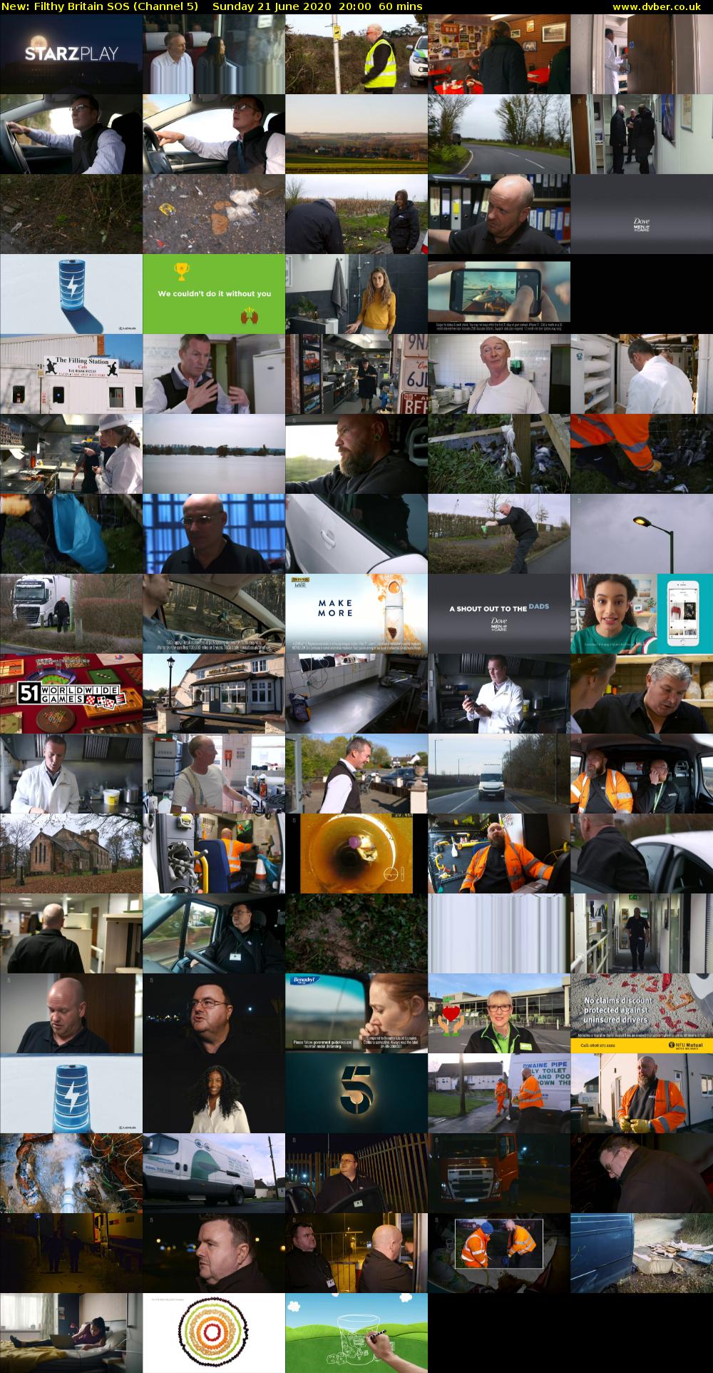 Filthy Britain SOS (Channel 5) Sunday 21 June 2020 20:00 - 21:00