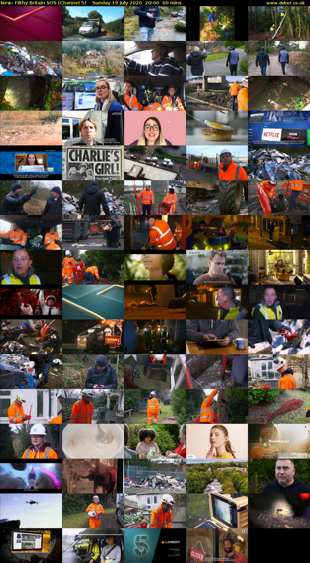 Filthy Britain SOS (Channel 5) Sunday 19 July 2020 20:00 - 21:00
