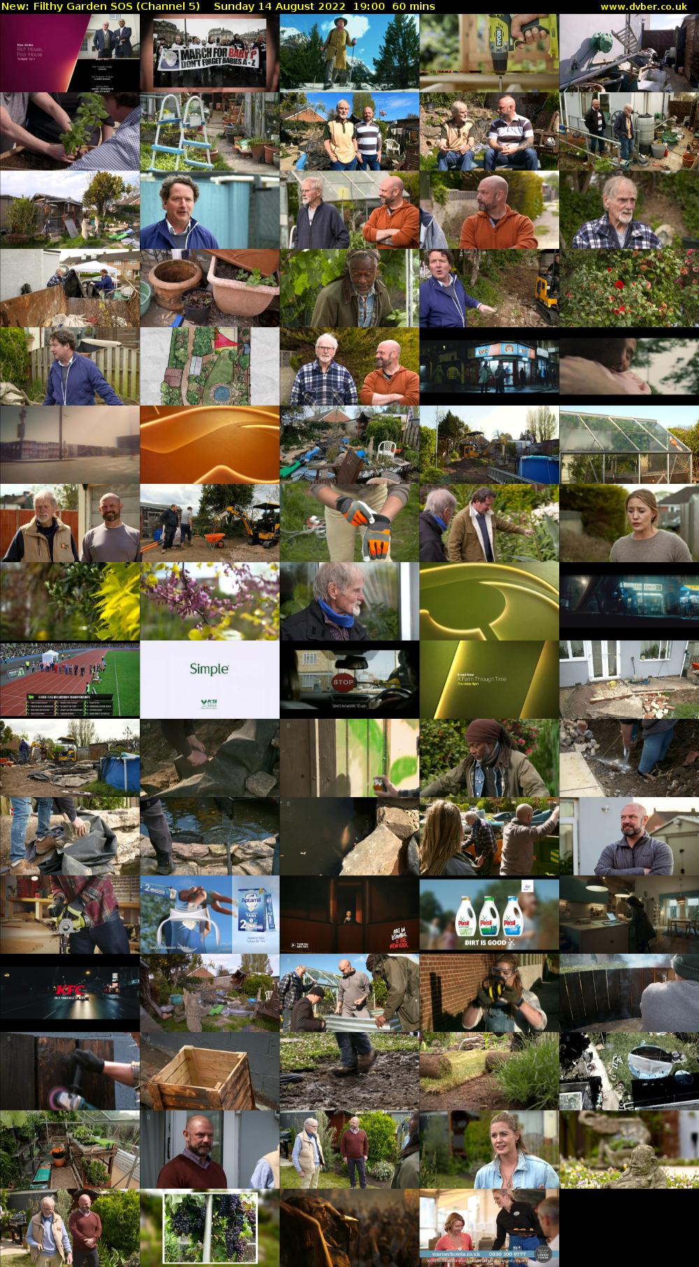 Filthy Garden SOS (Channel 5) Sunday 14 August 2022 19:00 - 20:00