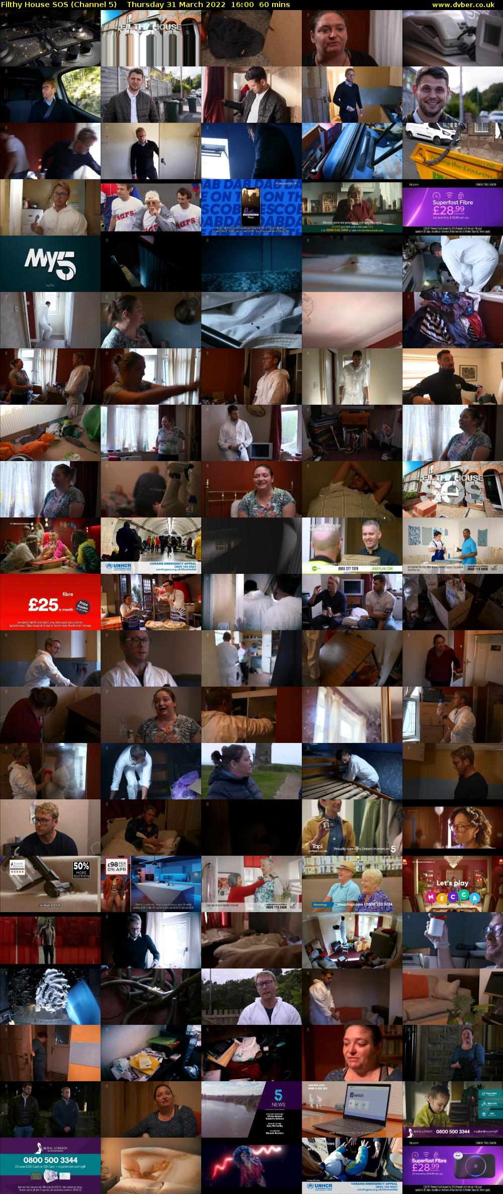 Filthy House SOS (Channel 5) Thursday 31 March 2022 16:00 - 17:00