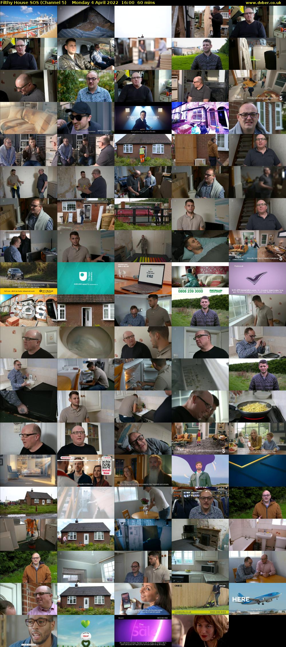 Filthy House SOS (Channel 5) Monday 4 April 2022 16:00 - 17:00