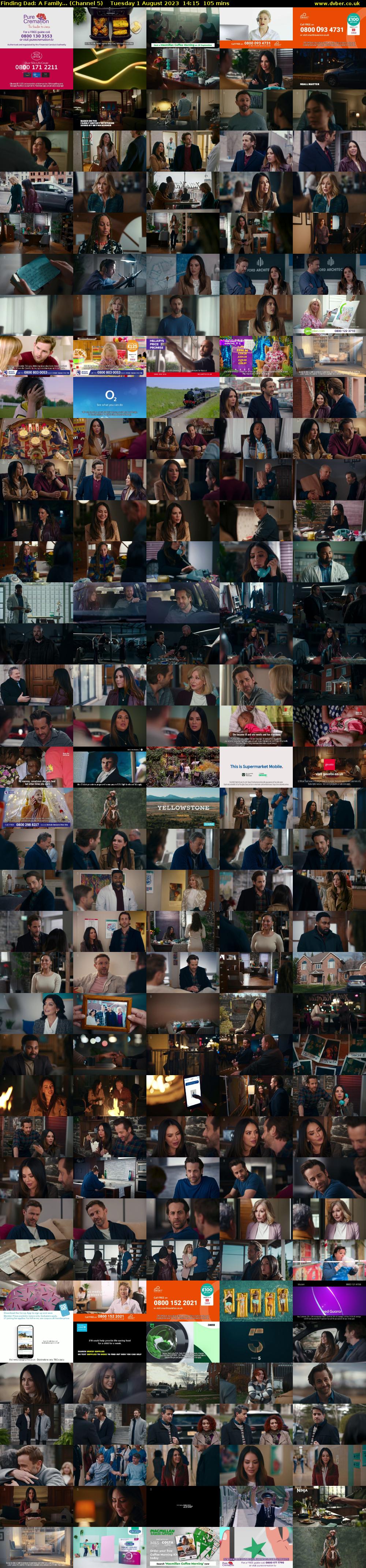 Finding Dad: A Family... (Channel 5) Tuesday 1 August 2023 14:15 - 16:00