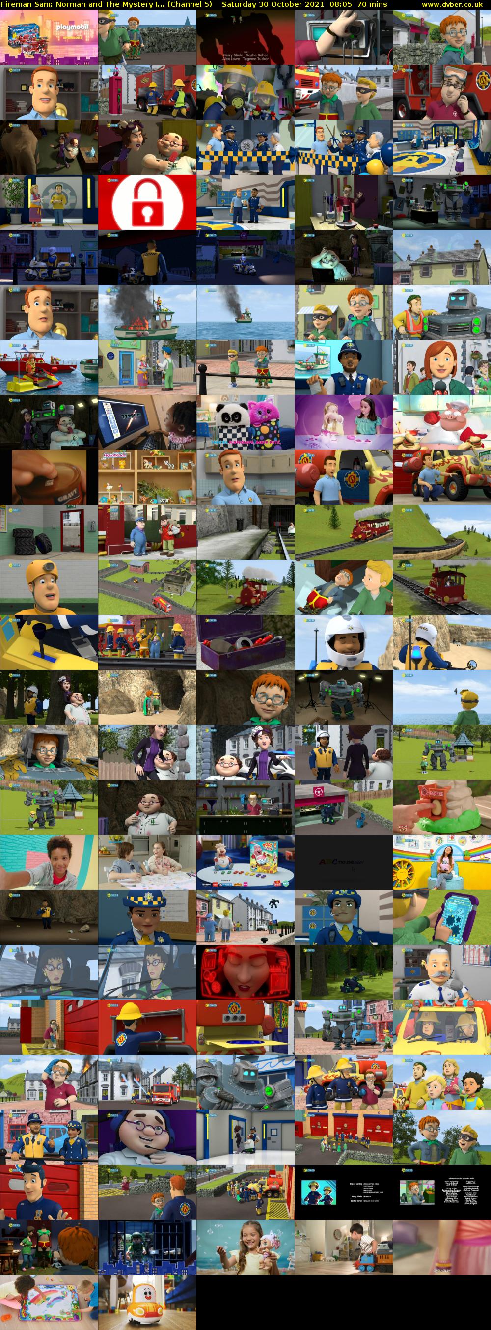 Fireman Sam: Norman and The Mystery I... (Channel 5) Saturday 30 October 2021 08:05 - 09:15