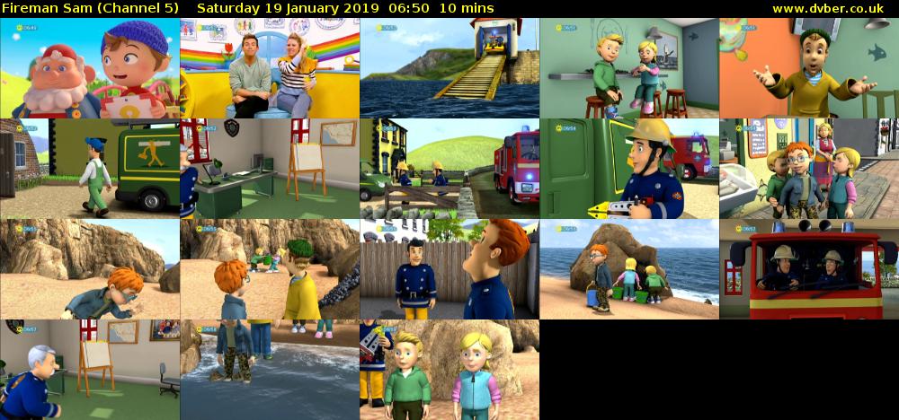 Fireman Sam (Channel 5) Saturday 19 January 2019 06:50 - 07:00