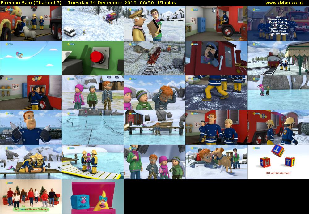 Fireman Sam (Channel 5) Tuesday 24 December 2019 06:50 - 07:05
