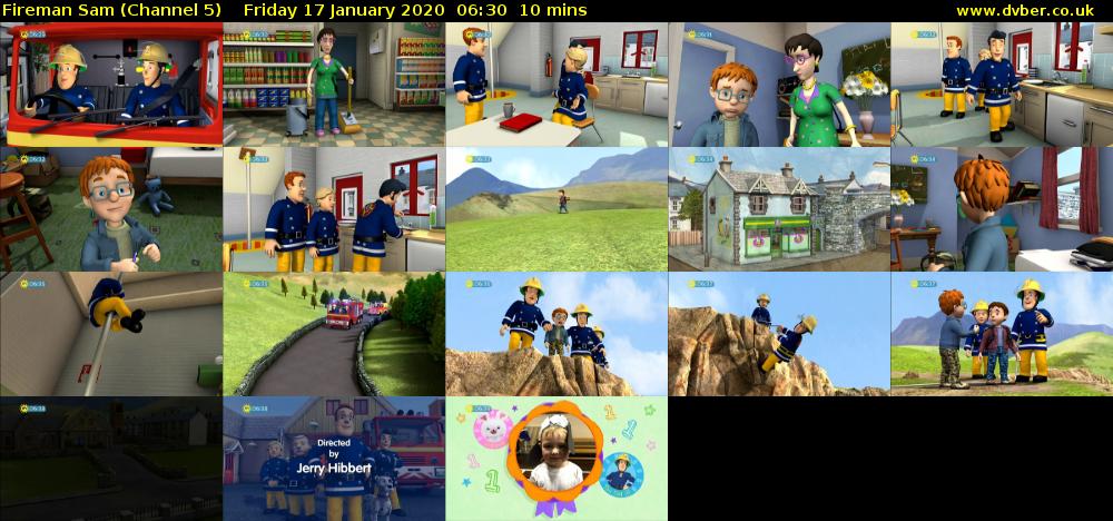 Fireman Sam (Channel 5) Friday 17 January 2020 06:30 - 06:40