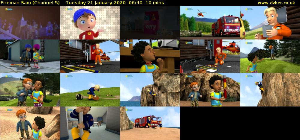 Fireman Sam (Channel 5) Tuesday 21 January 2020 06:40 - 06:50