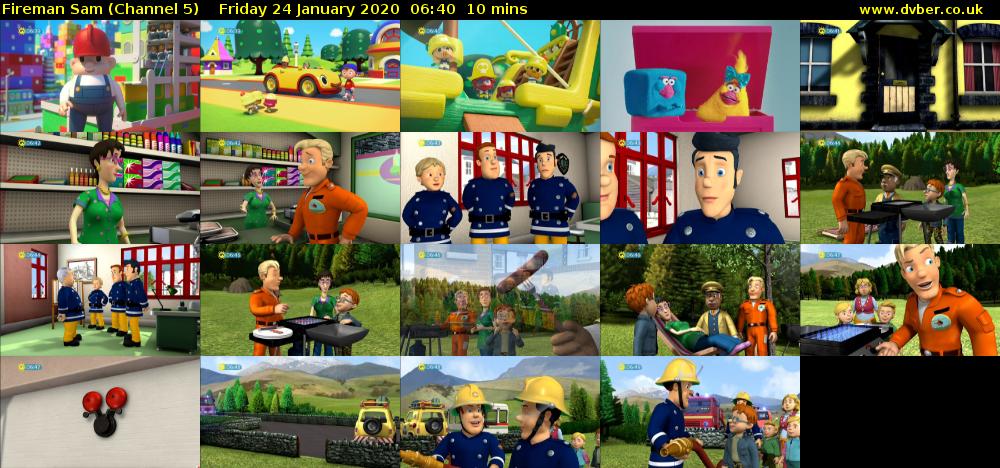 Fireman Sam (Channel 5) Friday 24 January 2020 06:40 - 06:50