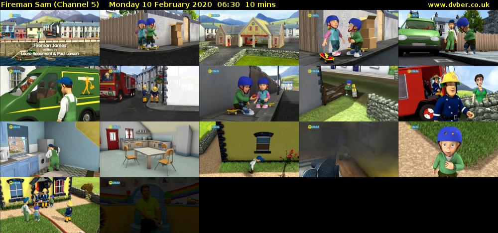 Fireman Sam (Channel 5) Monday 10 February 2020 06:30 - 06:40