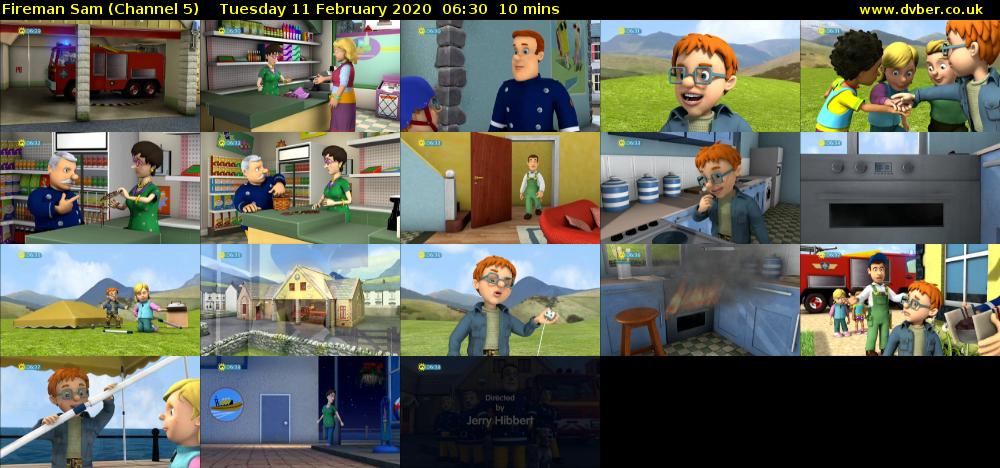 Fireman Sam (Channel 5) Tuesday 11 February 2020 06:30 - 06:40
