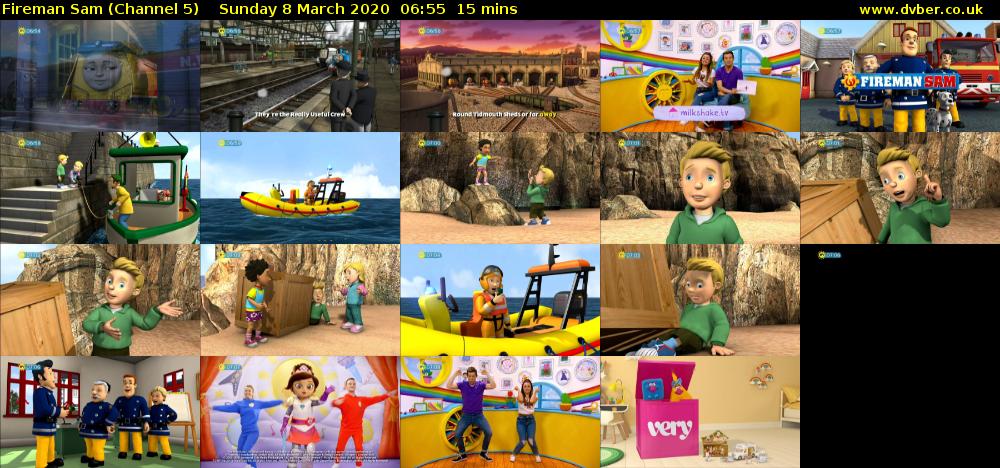 Fireman Sam (Channel 5) Sunday 8 March 2020 06:55 - 07:10