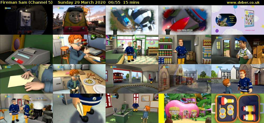 Fireman Sam (Channel 5) Sunday 29 March 2020 06:55 - 07:10