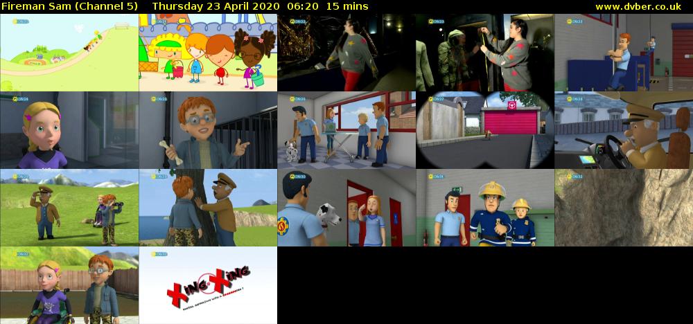 Fireman Sam (Channel 5) Thursday 23 April 2020 06:20 - 06:35