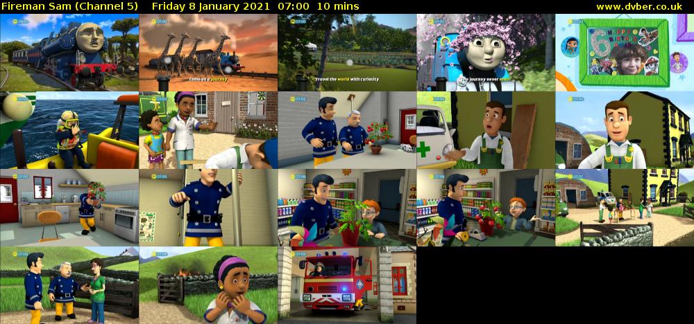 Fireman Sam (Channel 5) Friday 8 January 2021 07:00 - 07:10